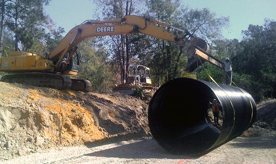 corrugated metal pipe culvert photo - qsm