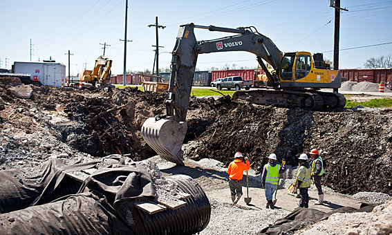 precast drainage - installation - qsm photo