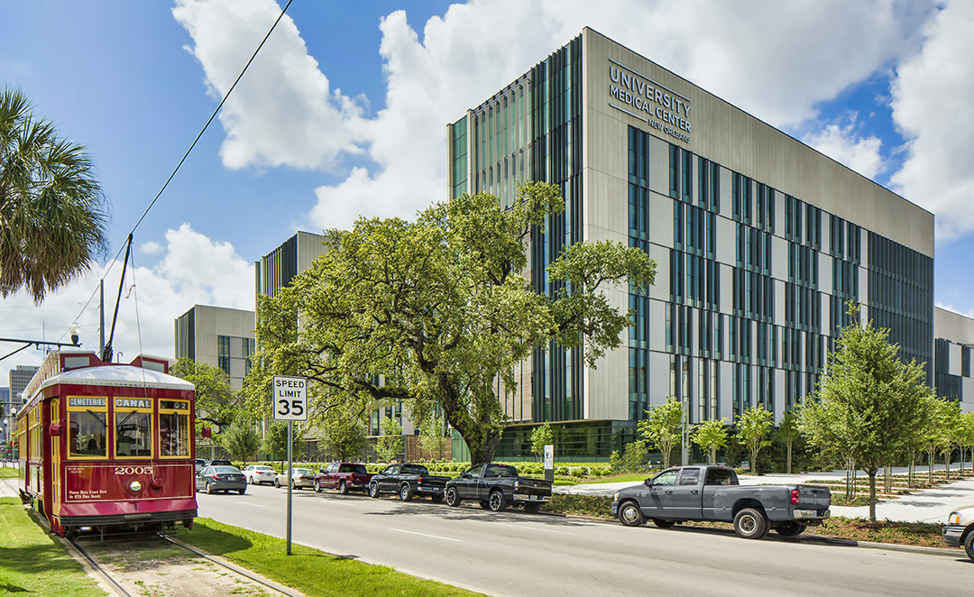 university medical center construction - start with site prep and drainage photo