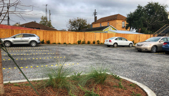 permeable paving system - truegrid permeable mid city new orleans