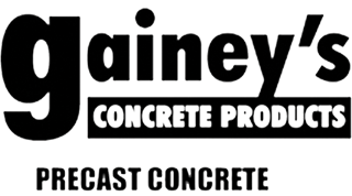 Gaineys concrete logo
