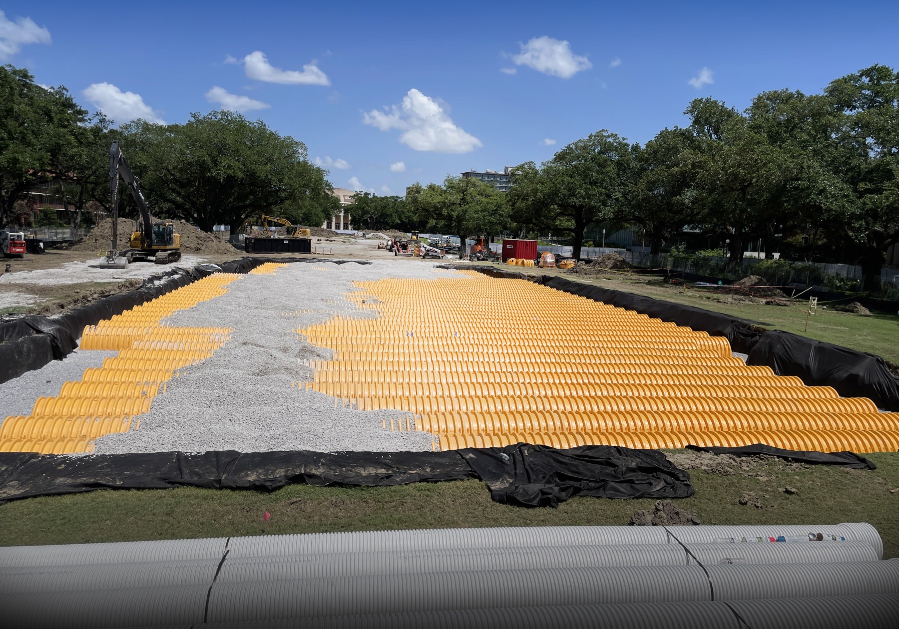 Tulane Unified Green - ADS detention system photo - QSM